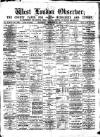 West London Observer Saturday 12 December 1891 Page 1