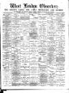 West London Observer Saturday 03 November 1894 Page 1