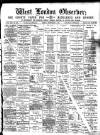 West London Observer Friday 03 September 1897 Page 1