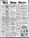 West London Observer Friday 20 February 1920 Page 1