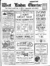 West London Observer Friday 12 February 1926 Page 1