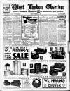 West London Observer Friday 10 September 1937 Page 1