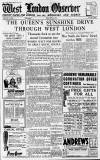 West London Observer Friday 05 June 1953 Page 1