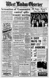 West London Observer Friday 04 January 1957 Page 1