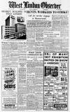 West London Observer Friday 08 March 1957 Page 1