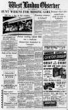 West London Observer Friday 13 September 1957 Page 1