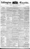 Islington Gazette Saturday 16 May 1857 Page 1