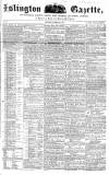 Islington Gazette Saturday 24 October 1857 Page 1