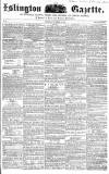 Islington Gazette Saturday 28 November 1857 Page 1