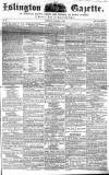 Islington Gazette Saturday 05 December 1857 Page 1
