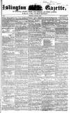 Islington Gazette Saturday 09 January 1858 Page 1