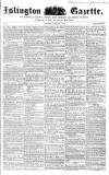 Islington Gazette Saturday 27 February 1858 Page 1