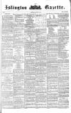 Islington Gazette Saturday 08 January 1859 Page 1