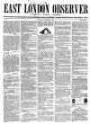 East London Observer Saturday 07 November 1857 Page 1