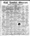 East London Observer Saturday 14 October 1865 Page 1
