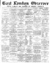 East London Observer Saturday 11 October 1879 Page 1