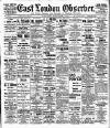 East London Observer Saturday 09 November 1912 Page 1