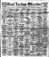 East London Observer Saturday 08 March 1913 Page 1