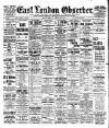East London Observer Saturday 10 April 1915 Page 1