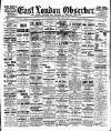 East London Observer Saturday 29 July 1916 Page 1