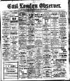 East London Observer Saturday 22 January 1921 Page 1