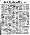 East London Observer Saturday 08 October 1921 Page 1
