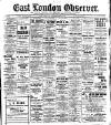 East London Observer Saturday 22 October 1921 Page 1