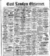 East London Observer Saturday 10 December 1921 Page 1