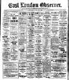 East London Observer Saturday 21 July 1923 Page 1