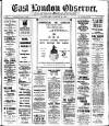 East London Observer Saturday 20 August 1927 Page 1