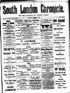 South London Chronicle Saturday 29 July 1899 Page 1