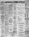 Aberdeen Evening Express Friday 08 January 1886 Page 1