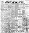 Aberdeen Evening Express Friday 08 November 1889 Page 1