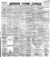 Aberdeen Evening Express Thursday 28 August 1890 Page 1