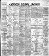 Aberdeen Evening Express Monday 12 January 1891 Page 1