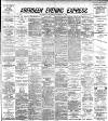 Aberdeen Evening Express Wednesday 07 December 1892 Page 1