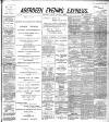Aberdeen Evening Express Friday 06 January 1893 Page 1