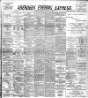 Aberdeen Evening Express Friday 19 January 1894 Page 1