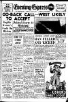 Aberdeen Evening Express Saturday 29 May 1954 Page 1