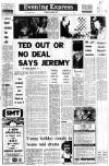 Aberdeen Evening Express Thursday 03 October 1974 Page 1