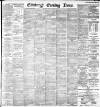 Edinburgh Evening News Thursday 10 January 1889 Page 1
