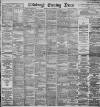 Edinburgh Evening News Tuesday 02 September 1890 Page 1