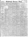 Edinburgh Evening News Tuesday 19 November 1901 Page 1