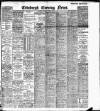 Edinburgh Evening News Wednesday 15 February 1911 Page 1