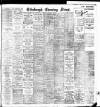 Edinburgh Evening News Thursday 20 October 1921 Page 1