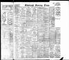 Edinburgh Evening News Monday 24 October 1921 Page 1