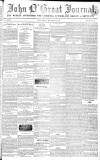 John o' Groat Journal Friday 22 November 1839 Page 1