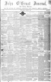 John o' Groat Journal Friday 04 October 1850 Page 1