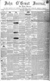 John o' Groat Journal Friday 25 October 1850 Page 1