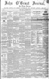 John o' Groat Journal Friday 22 November 1850 Page 1